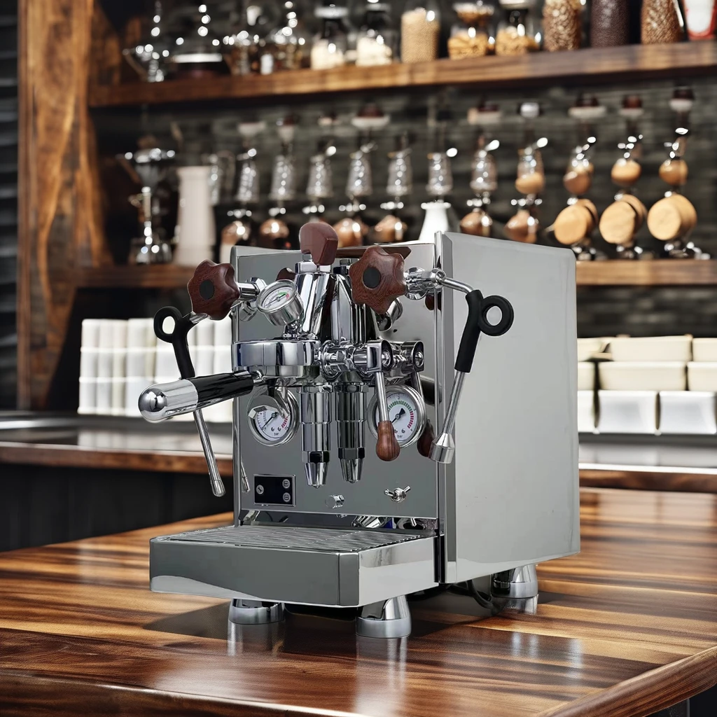 

9Bar Manual Variable Volta Espresso Stainless Steel Coffee Machine Professional E61 58mm Cafetera Coffee Machine 2200W