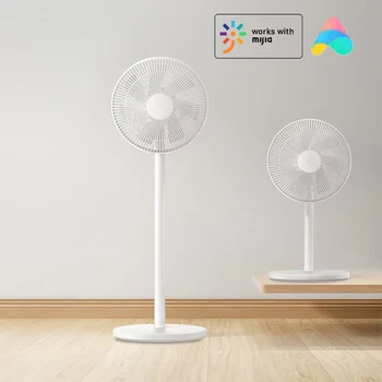 2024 NEW DC Inverter Circulation Floor Fan Wireless Battery Version Double Layer Fan Blade Intelligent Interconnection Fans