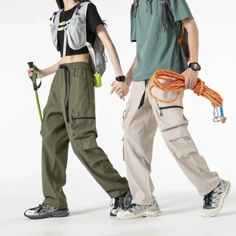 

The new autumn style of men's loose large sized multI pocket Korean style trendy and versatile tight fitting casual pants