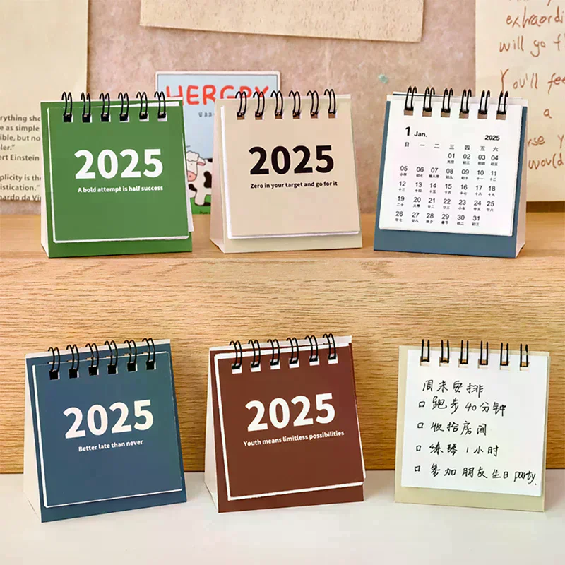 

High Quality Mini Desk Calendar Cute Daily Planner Simple Monthly Time Management Weekly To-Do List Schedule Table Planner