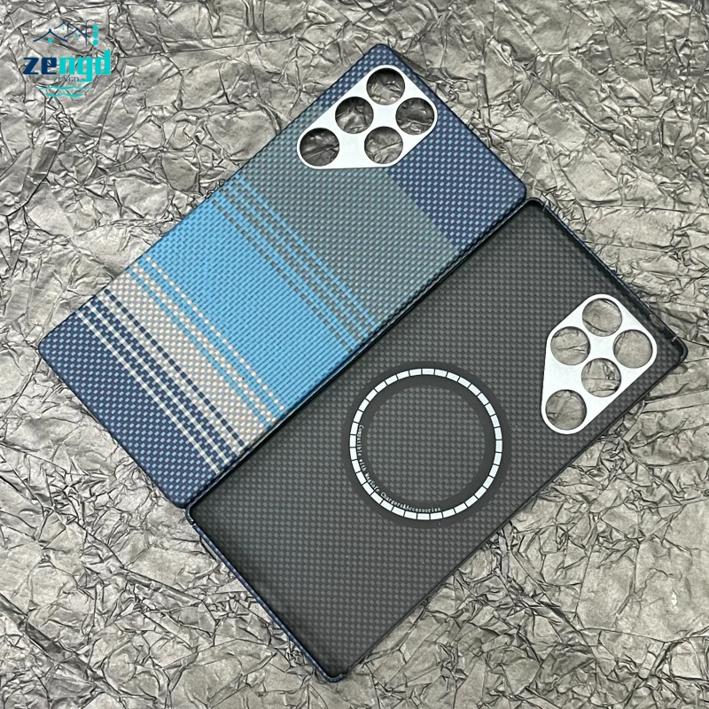 حافظة لهاتف Red Magic 11 Pro من ألياف الأراميد - غطاء هاتف كيفلر المغناطيسي، خفيف الوزن ومقاوم للصدمات