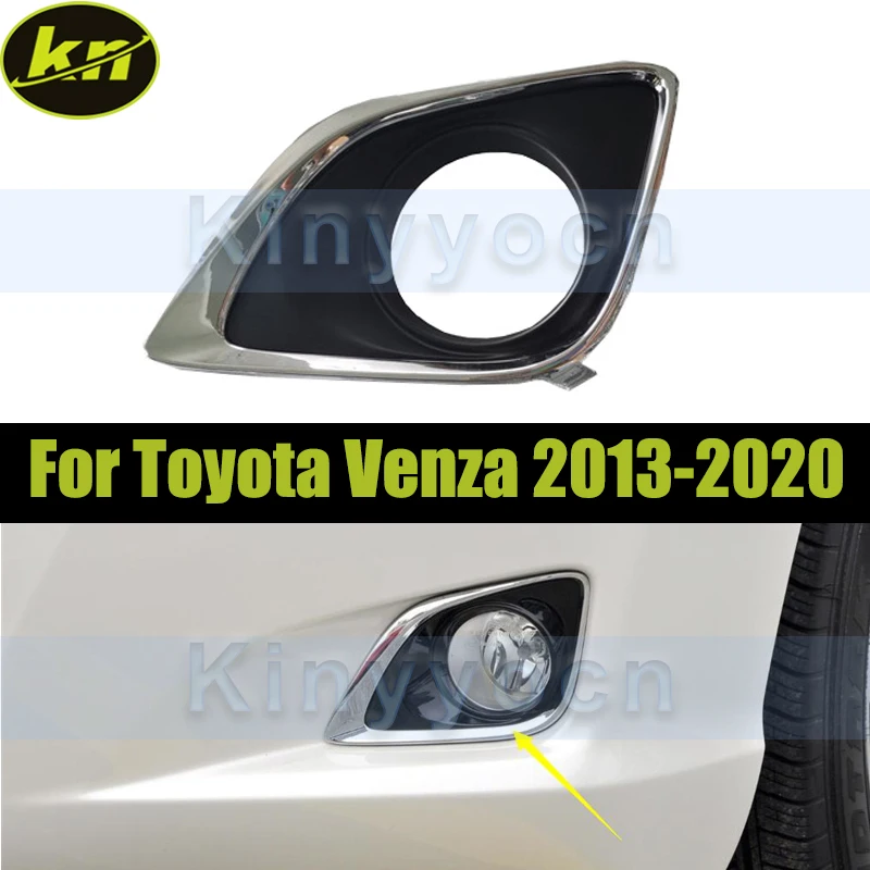 

Car Front Fog Light Lamp Cover For Toyota Venza 2013-2020 Fog Lamp Cover Bezel Replacement