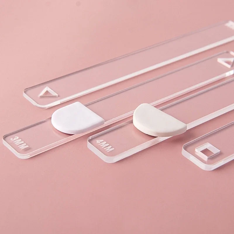 Keramik Ton Dicke Führungs lineal für die Tiefen messung 2mm 3mm 4mm 5mm 6mm Keramik Werkzeuge Ton Tiefenmesser für das Handwerk