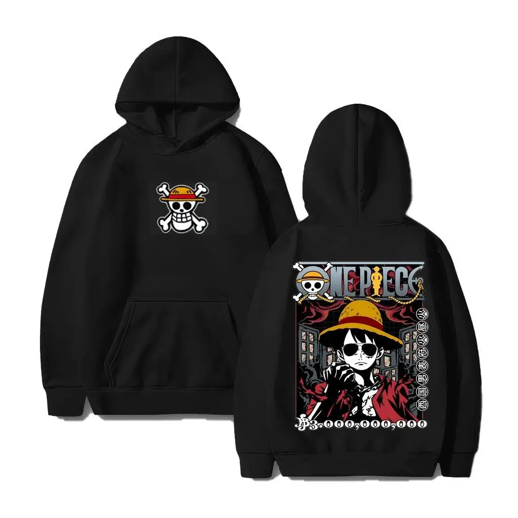 One Piece Luffy Hoodie Sweatshirt Männer Frauen 2026 Neue Anime Print Cosplay Casual Top Streetwear Fashion Winter Warme Kapuzenjacke