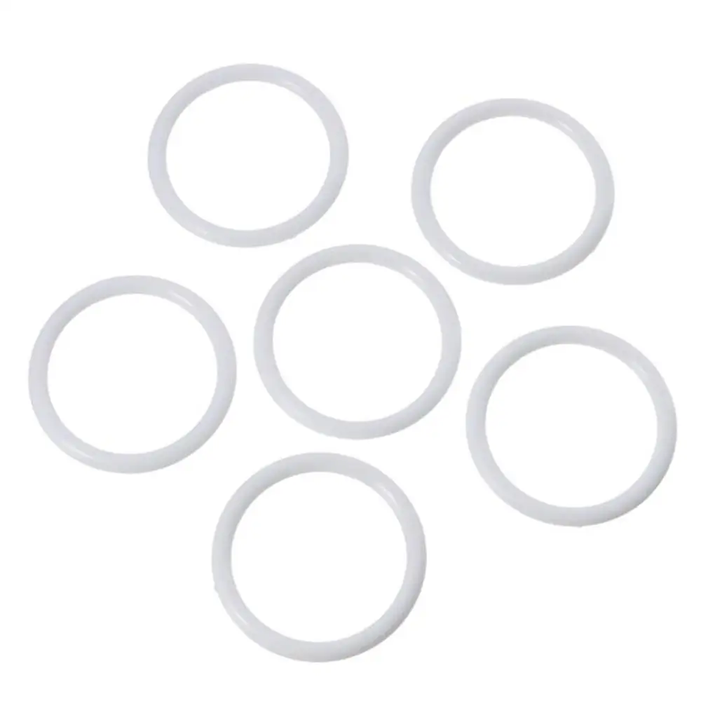 30pcs White Dreamcatcher Rings Hoops, 60mm Plastic Macrame Rings Dream Catcher Circle for DIY Art Crafts, Dream Catcher Supplies