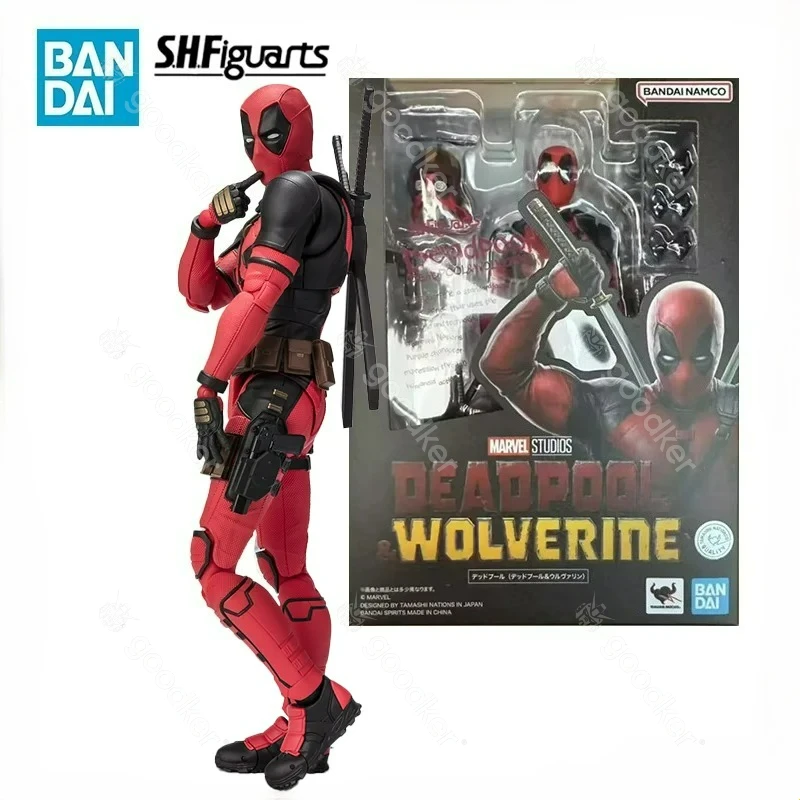 

Original Bandai S.H.Figuarts Shf Deadpool Deadpool Wolverine In Stock Anime Action Collection Figures Model Toys