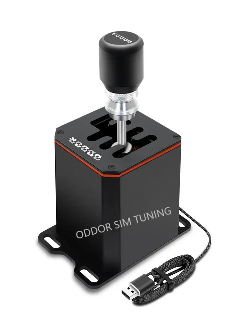 ODDOR PC USB H-Pattern Shifter-Compatible with Logitech , MOZA , Thrustmaster - Euro Truck Simulator 2 & DiRT Rally Racing Gear