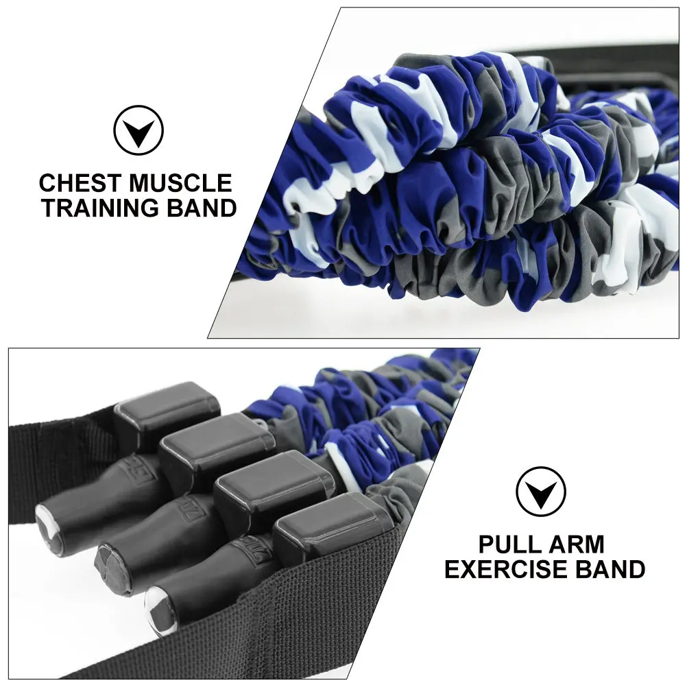 Adjustable Chest Expander Arm Strength Training Band Ergonomic Handles Lightweight Removable Resistance Home Office Fitness