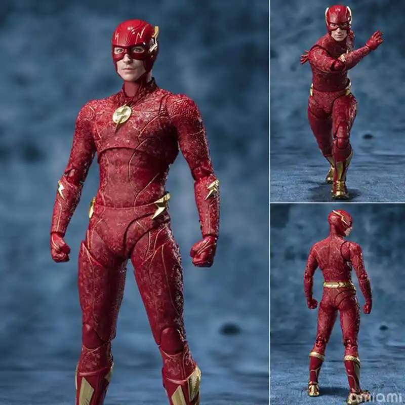 

100% оригинальные фигурки Bandai Sh Figuarts Shf The Flash, модель из ПВХ, игрушки, коллекция фигурок, подарки на складе