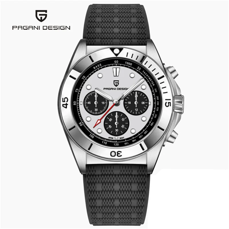 2023 New PAGANI DESIGN Men Quartz Watch Multifunctional Chronograph Mens Watches VK63 Luxury Sports Waterproof Sapphire Diving