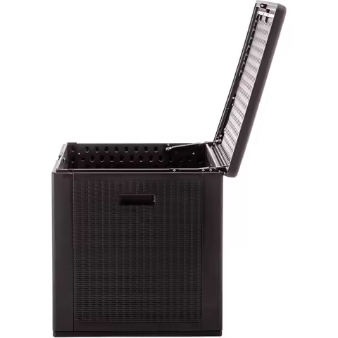 80 Gallon Large Deck Box Outdoor Storage Container for Patio Furniture Cushions Garden Tools Pool Supplies Sports Equipment