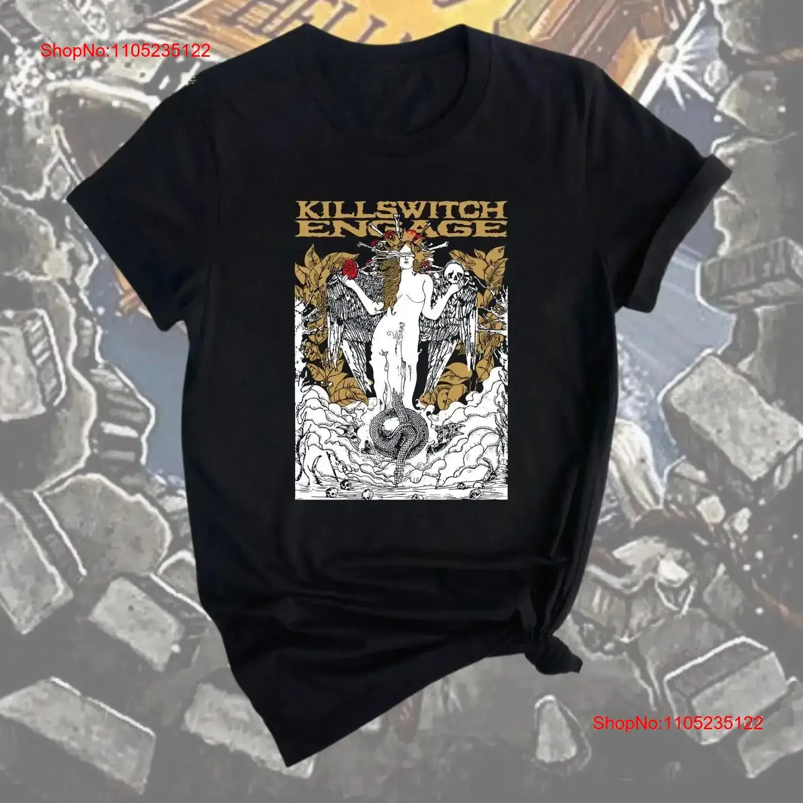 تي شيرت Kill Switch Engage American Metalcore Band يتميز بتصميمات جريئة لخطافات ميلوديك والطاقة التي لا مثيل لها من الأساطير #1