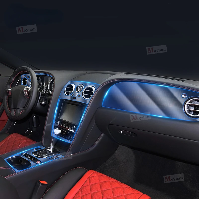 

For Bentley Continental GT 2012-2017 Panel Navigation Screen Automotive Interior TPU Protective Film Anti-Scratch Sticker