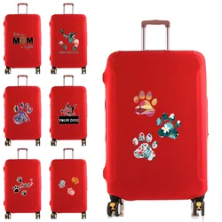 Luggage Suitcase Cover Protector Elastic Dust Case18~28 Inch Travel Protective Cover 2022 Travel Accessories Footprints Print