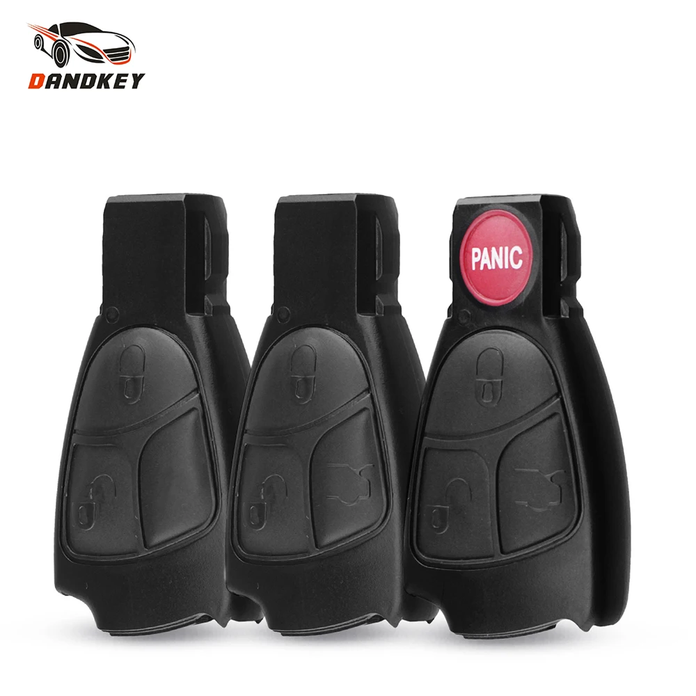 

Dandkey 2/3/4 Buttons Remote Key Shell Fob For Mercedes Benz B C E ML S CLK CL Replacement Smart Car Key Case 1996-2006