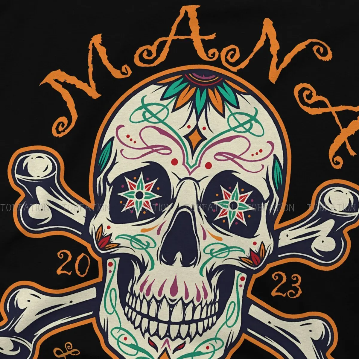 Mana 2023 Mexico Lin Special TShirt Mexico Skull Leisure T Shirt 100% Cotton Stuff For Men Women