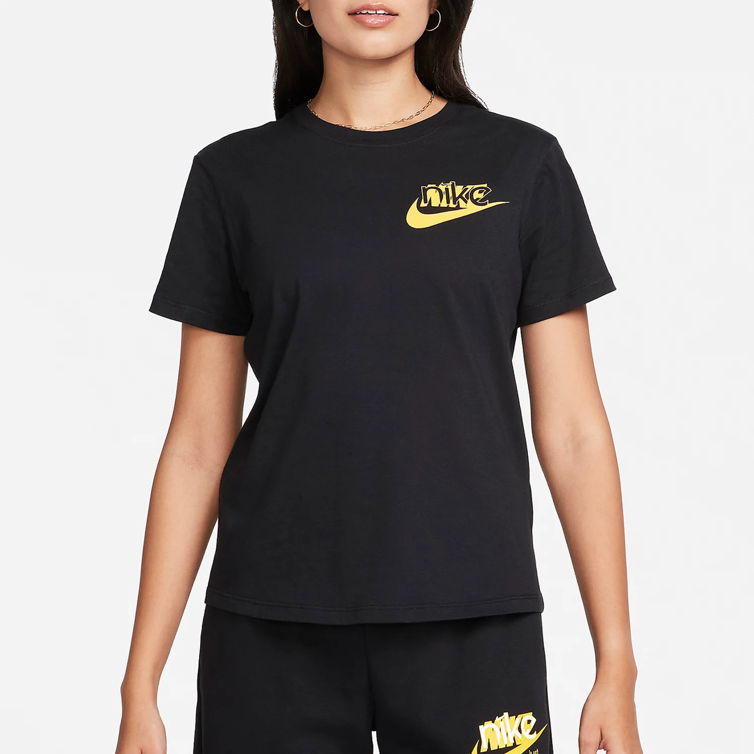 

Nike genuine 2024 New Women's Knitted Breathable Sports Short Sleeve T-Shirt FQ6604-010