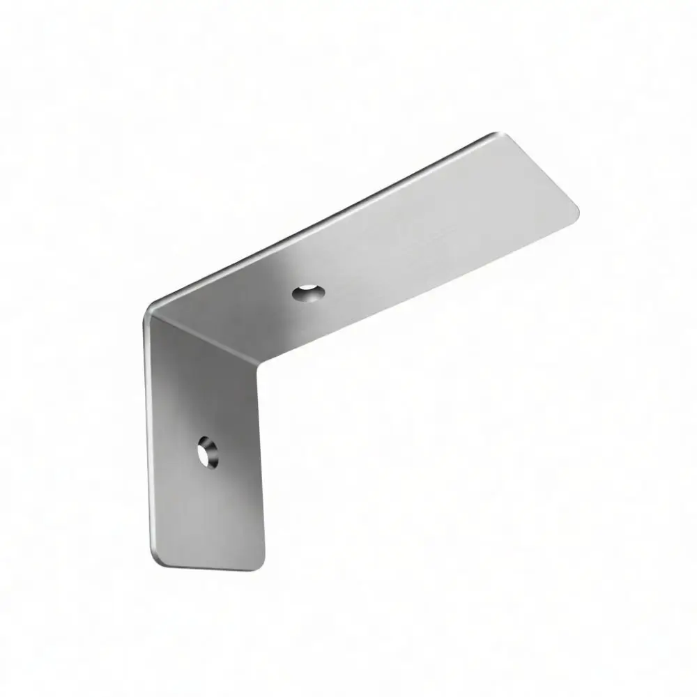 Sturdy Stainless Steel Wall Bracket L Shape Floating Shelf Support Corner Brace Heavy Duty Hardware For Home Decor