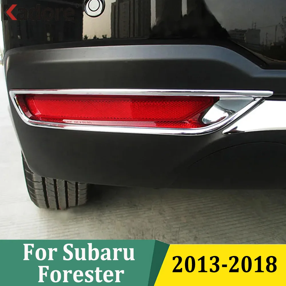 

For Subaru Forester 2013 2014 2015 2016 2017 2018 Rear Foglight Cover Trim Tail Fog Lights Lamp Garnish Bezel Car Accessories