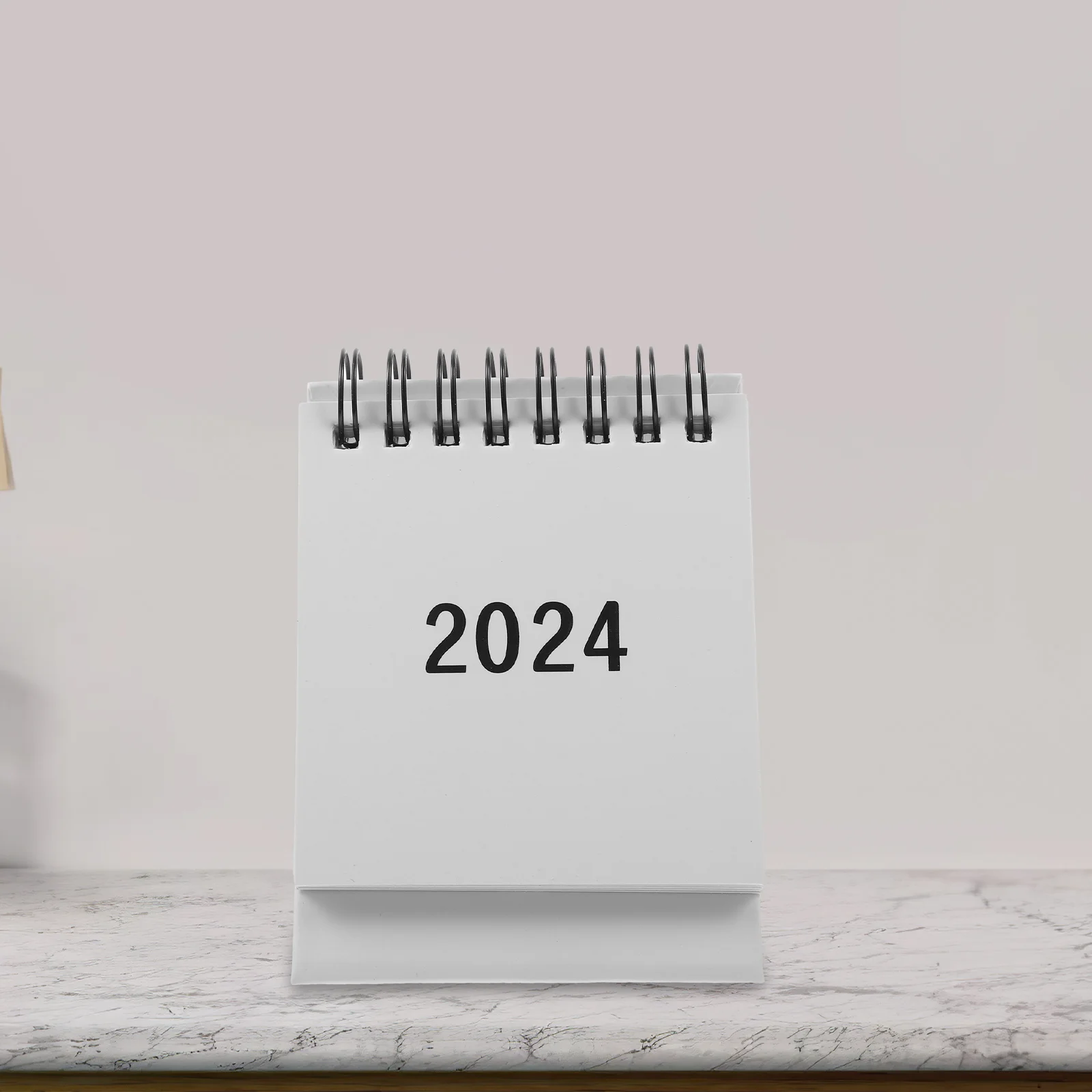 1 PCS 2024 Mini Desk Calendar White Planner 2023 Dec 2024 Compact Personalized Motivational Mini Diary for Desk