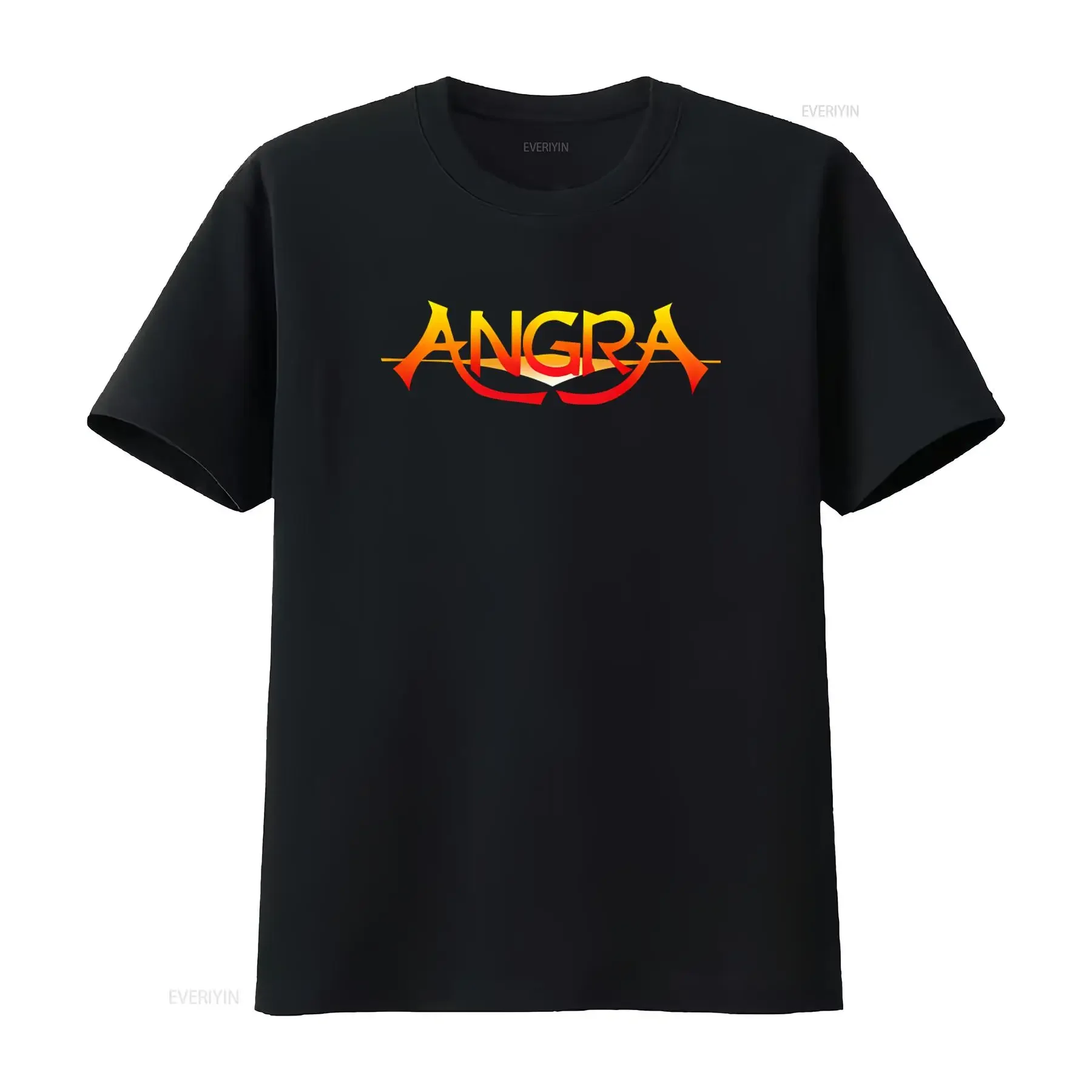 Camiseta de Concerto de Rock Heavy Metal Angra: Design Estiloso para Fãs, Roupa Vintage Lavada de Grife, Top Unissex para Uso Diário