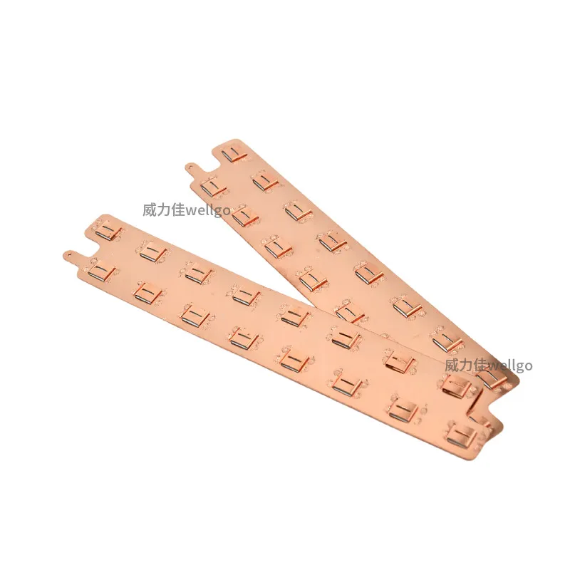 21700/26650/18650 Dislocation Copper Copper-nickel Composite Drone Nickel Sheet High Current Battery Connector