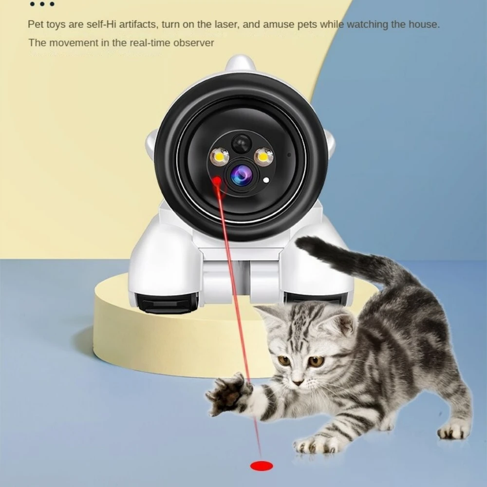 NCZOBOE Smart Home Security Two-Way Audio  PTZ Robot Dual Lens Camera Color Night Vision Baby Pets Monitor Surveillance