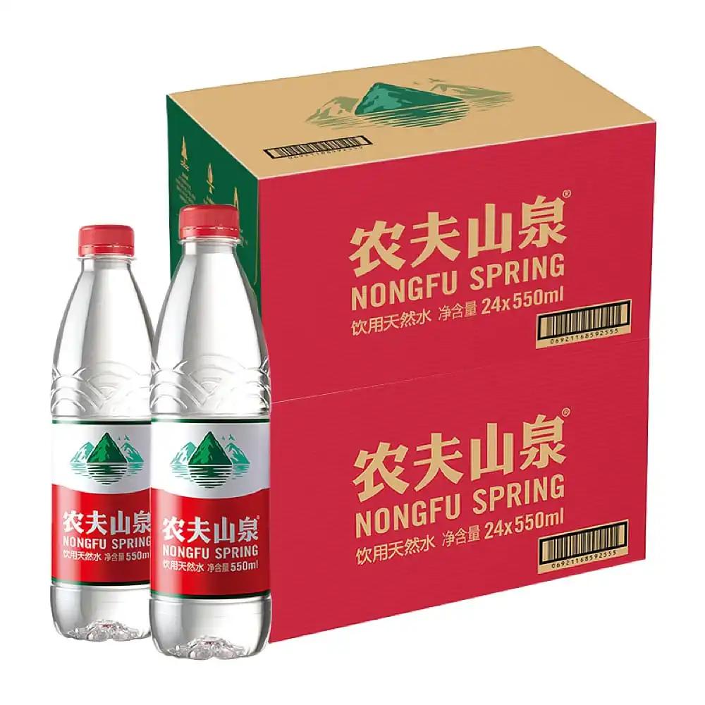 Garrafa De Água Pura Nongfu Spring, 550ml, 24 garrafas por caixa