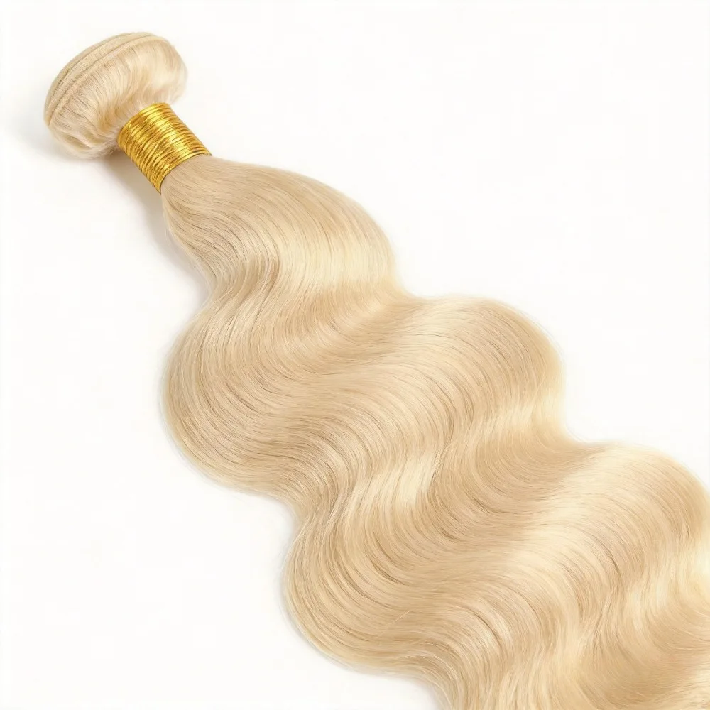 613 # Echthaar-Extensions mit Wellenstruktur, 1 Stück, 10-30 Zoll, mit Highlights, kein Ausfallen, kein Verfilzen, für schwarze Frauen, zum Schutz der Haare beim Flechten. – Detail 6