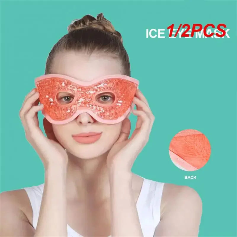 

1/2PCS Eye Mask Gel Cooling Eye Sleep Mask Ice Cold Compress Puffy Eyes Eyes Beauty Sleeping Mask Relaxing Gel Eye Pad