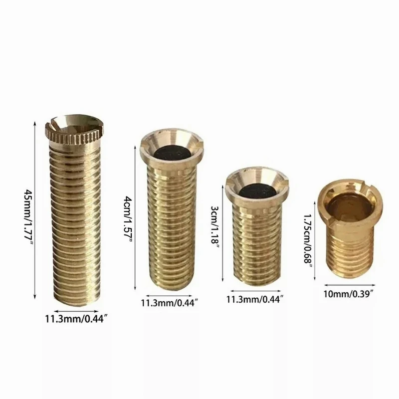 Copper Brass Slotted Sink Strainer Screw Connector Bolt for Kitchen Bathroom Basin Basket Filter Attachment Replacement Part