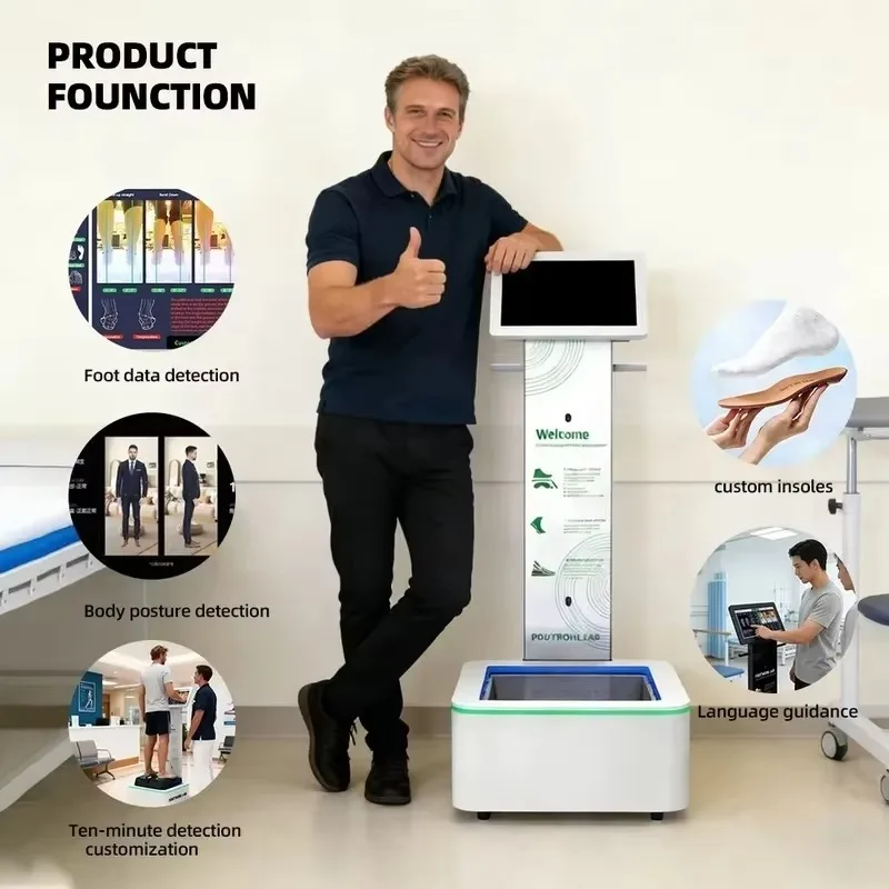 2026High Precision 3D Foot Scanner for Foot Clinic Custom Insoles Podiatry Instrument AI Detection
