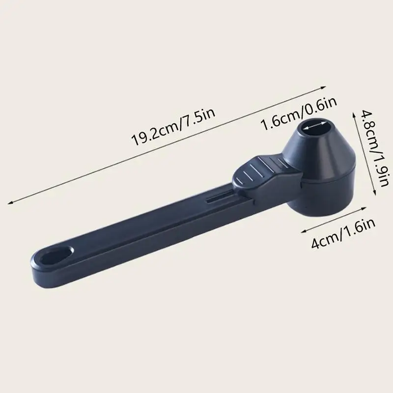 Coffee Scoop with Funnel Integrated No Mess Pouring for Protein Powder Milk Supplements  Accessories