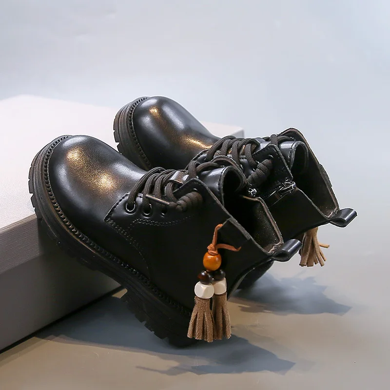 

New autumn and winter children's boots: Girls' ankle boots, leather boots, and versatile single boots for big kids