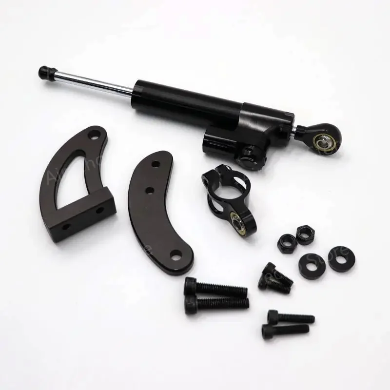 Original Front End Steering Damper For Kaabo Mantis King GT Electric Scooter Steering Shock Mounting Bracket Accessories