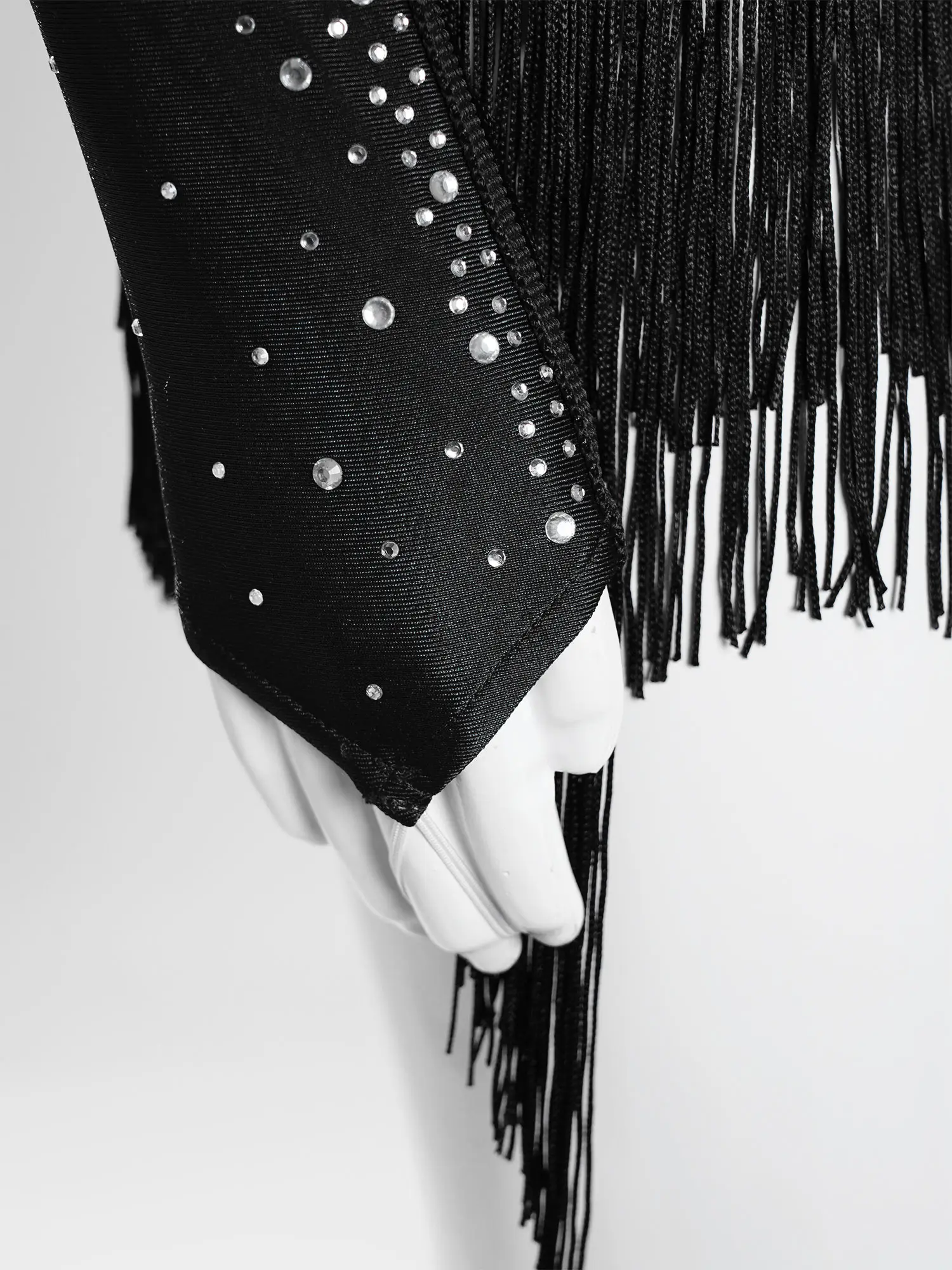 Body da ballo latino per bambini Ragazza per bambini Nappe Cha-ChaLong Manica Tango Sala da ballo Danza Ginnastica Tuta Tuta con frange