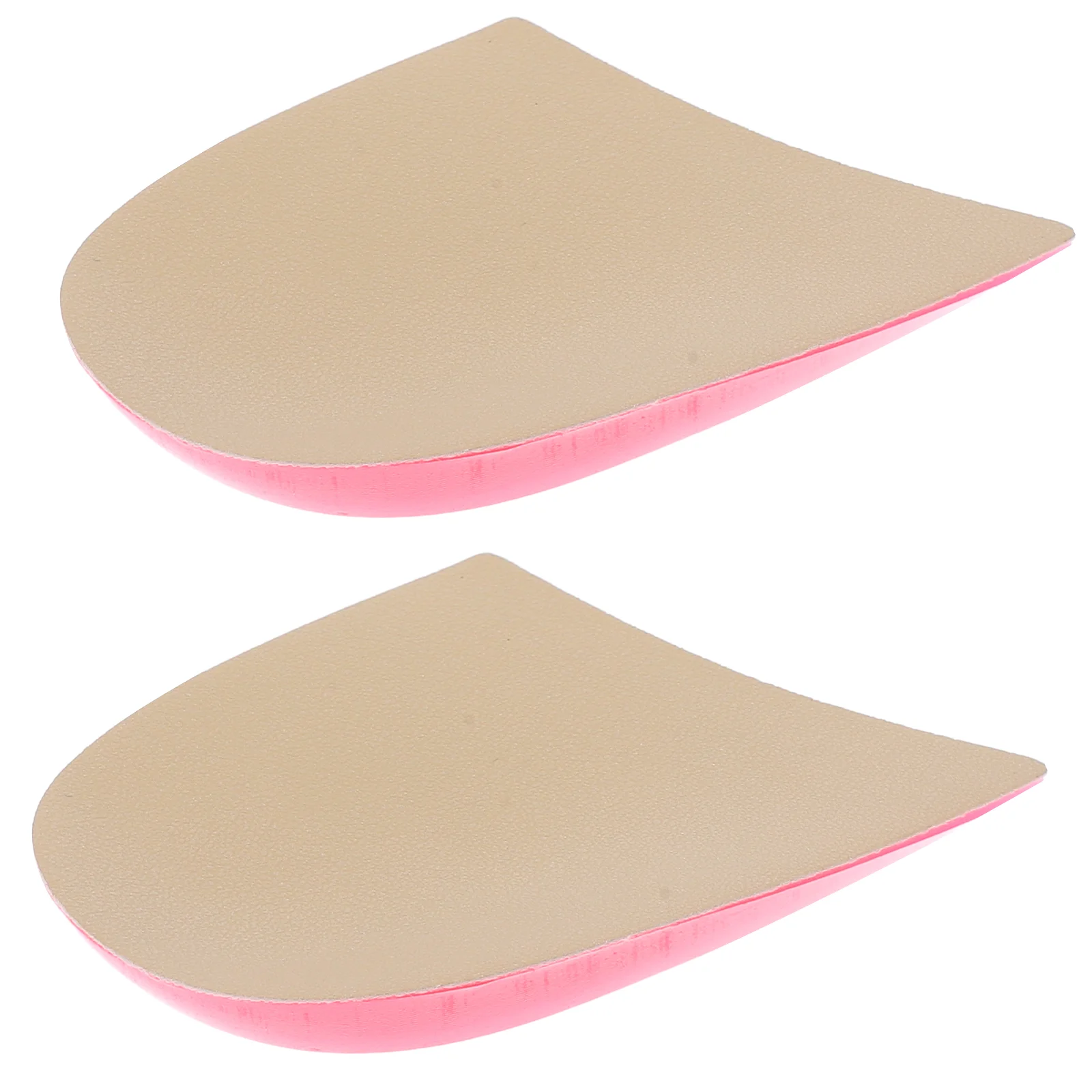 

1 Pair of O/X Type Leg Gel Feet Corrective Pads Unisex Leg Varus Corrector (Beige & Pink) orthotic insoles