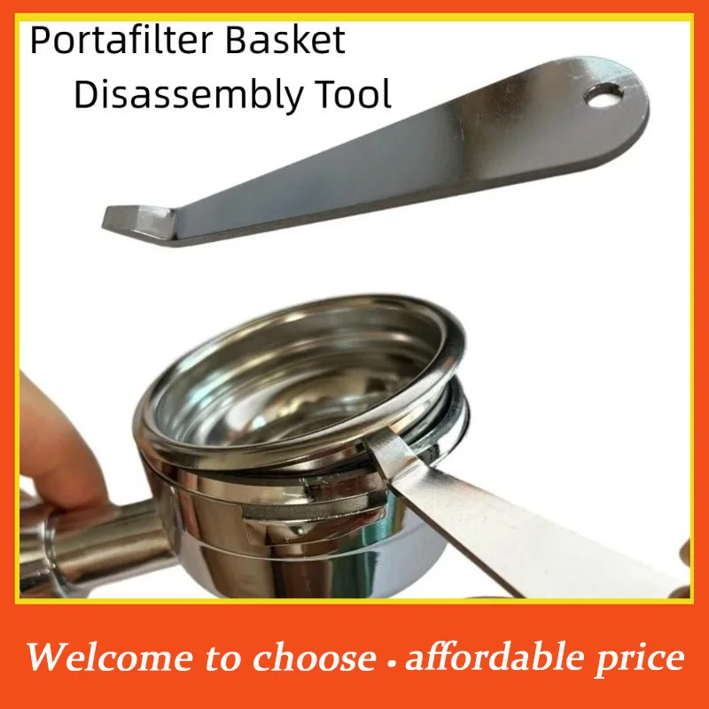 **Portafilter Basket Disassembly Tool Stainless Steel Espresso Machine Handle Filter Bowl Remover Tool Coffee Supplies For Home'