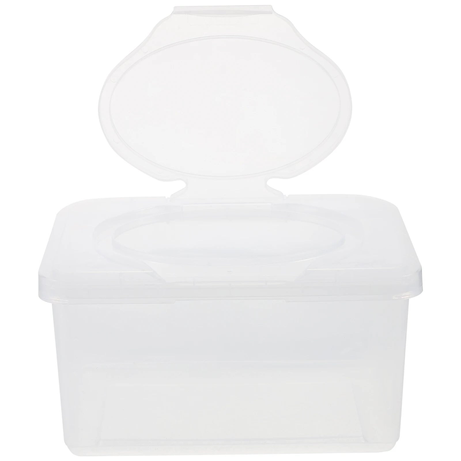 

1pcs Baby Wipes Cleansing Towel Box 3# Transparent PP Material Portable Tissue Dispenser Refillable Storage Container