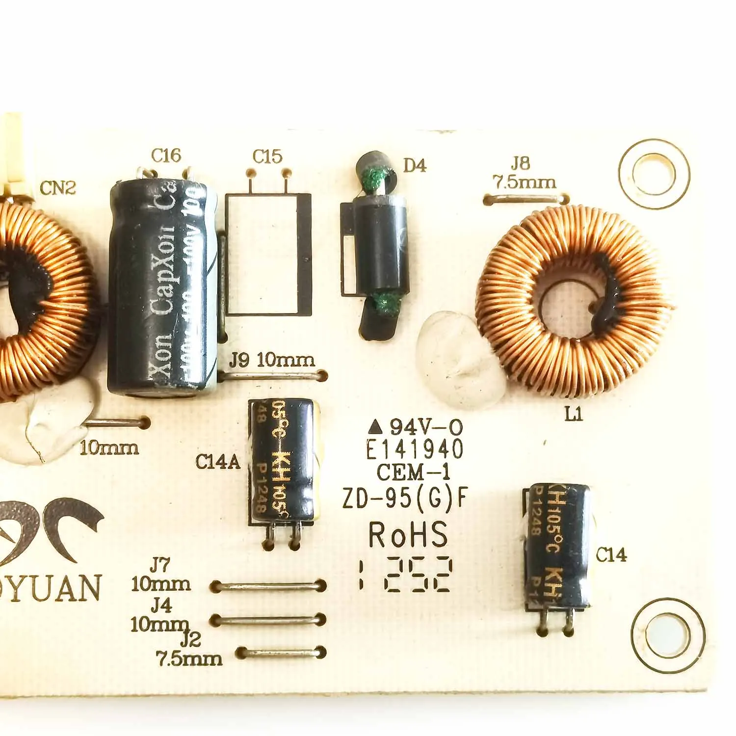 Aoyuan CIM-1 E141940 AD-95(G)F 3BS0022314บาร์แรงดันสูงรอบ: อินเวอร์เตอร์1.0