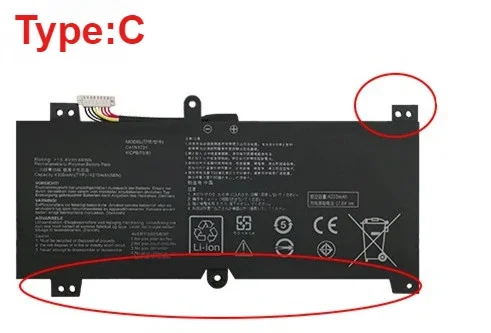 C41N1731 C41N1731-2 Laptop Battery for ASUS ROG Strix Gl704 GL504GM  G515GV GL504GW GL504GS GL704GM S5C Rog15.4V 66Wh