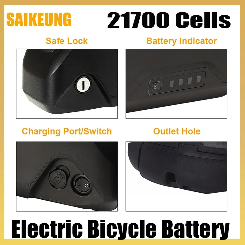 36v 48V 52v 60v 72v bateria 48v Hailong polly dp7 ebike 15ah 20Ah 30Ah 40Ah 50AH 60AH batttery 500w-2000W Motor,with 5A charger