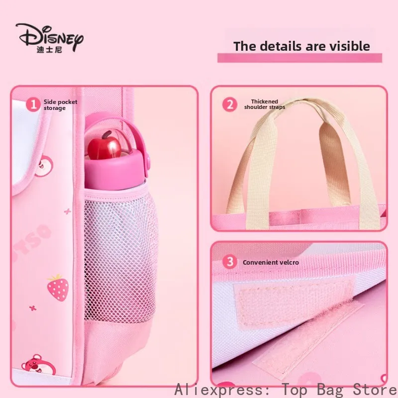 Disney Luxury Purse Handbag Kids Large Capacity Shoulder Bag with Lotso Zootopia Frozen Patterns for School Tutoring