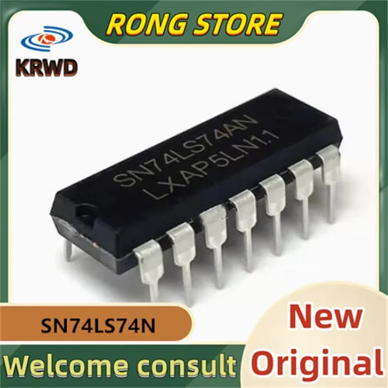 

(20PCS) SN74LS74AN New and Original Chip IC SN74LS74 SN74LS74N
