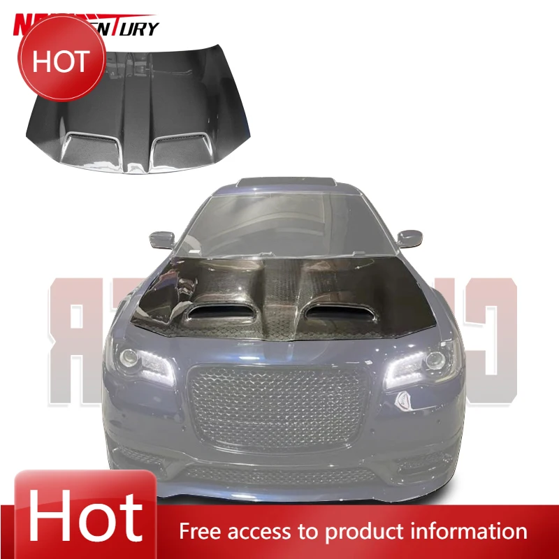 

Капот из углеродного волокна 300C для Chrysler 300C 2011-2021 гг., модифицированный капот из углеродного волокна MBJ