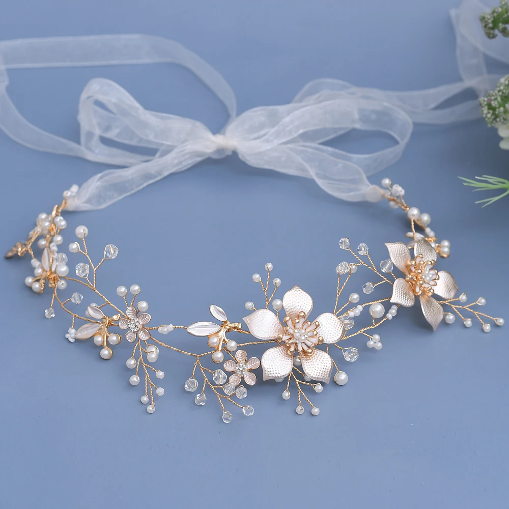 Vũ Hội Dây Đội Đầu Dành Cho Nữ Cô Dâu Vòng Tay Pha Lê Tiaras Hairbands Cưới Phụ Kiện Tóc Vương Miện Cô Dâu Đô