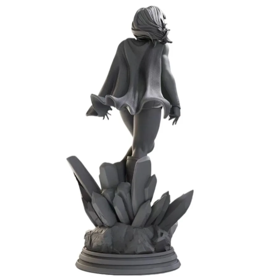 Chica europea Sexy a escala de 1/24, 75mm, Kit de montaje de figuras en miniatura de resina, escultura de figura en miniatura de fantasía sin montar y sin pintar