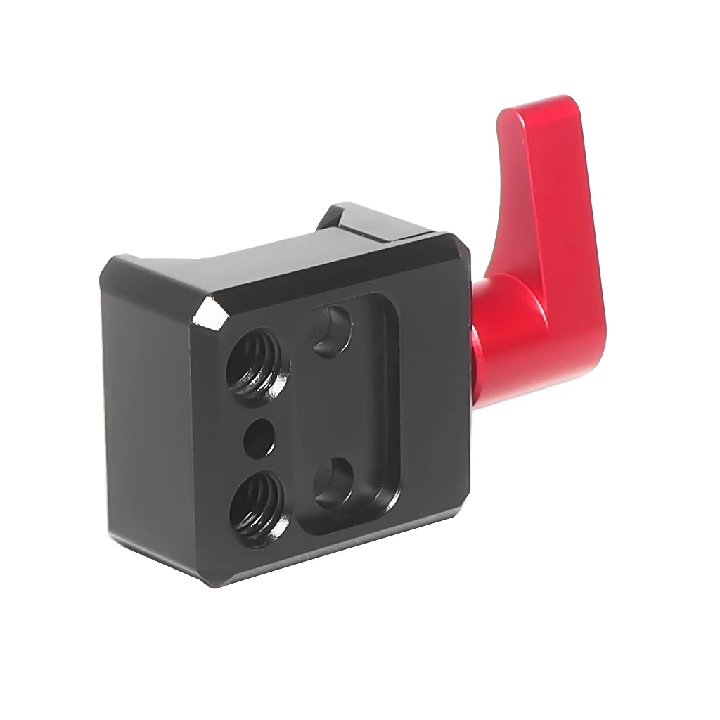 Schnellverschluss-NATO-Schienenklemme, 1/4 Zoll, 3/8 Zoll, Montagelöcher für Kaltschuh-Monitor, Unterstützung für DSLR-Kamerakäfig, Rig-Verlängerung, magischer Arm – Detail 3