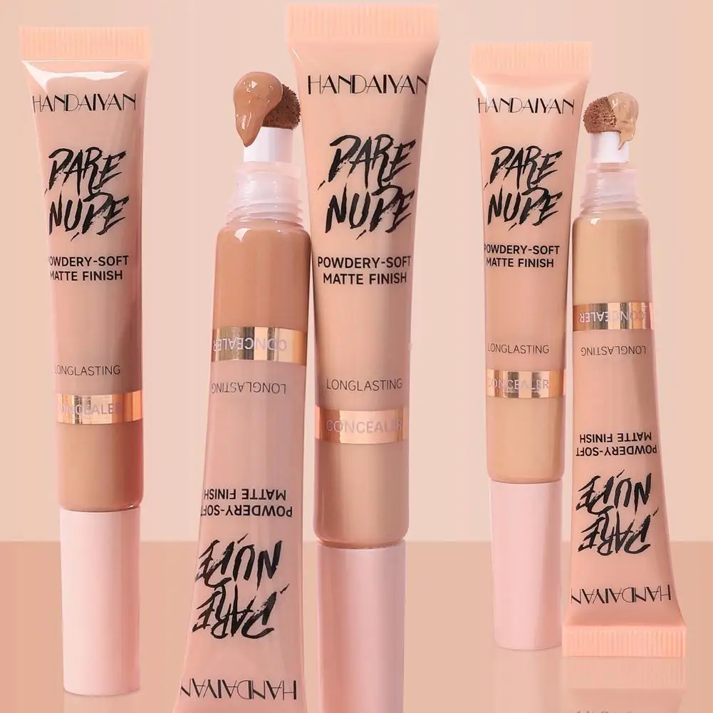 Bâton correcteur waterproof pour couvrir les taches d'acné, fond de teint liquide de vachette foncé, modifier le teint de la peau, crème de fond de teint, 8 documents