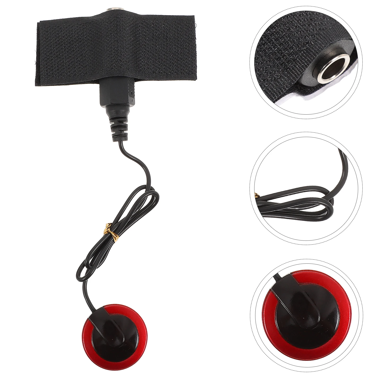 

Guitar Pickup Receiver Mic Electric Box Sound Pick Up Double Coil Metal Classical Lightweight Compact